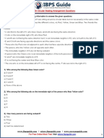 TOP 50 Circular Seating Arrangement Questions Clerk Mains Level-Www - Ibpsguide.com PDF