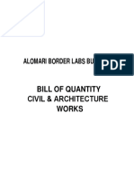 Annex I - Bill of Quantities - BOQ