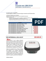 Cotizacion Gps Diferenciales