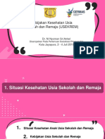 Kebijakan USEKREM Untuk Sosialisasi Kesga