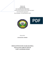 Makalah Geopolitik Dan Geostrategi Indonesia