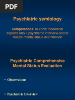 Psychiatric Semiology