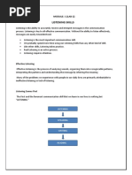 Module 1 Lab 2 Listening Skill