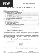 28 - Induction Électromagnétique Cours PDF