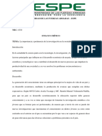 4330 - La Importancia y Pertinencia de La Investigacion en La Sociedad Del Conocimiento