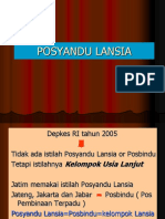 Posyandu Lansia