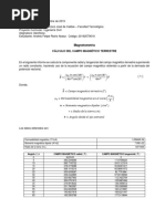 Taller 3. Magnetometría