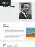 Haim Ginott Presentation