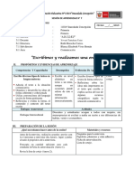 Sesion de Aprendizaje N° 7 Comunicación