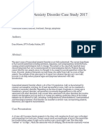 Generalized Anxiety Disorder Case Study 2017