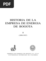 HISTORIA DE LA EMPRESA DE ENERGIA DE BOGOTA - Tomo I PDF