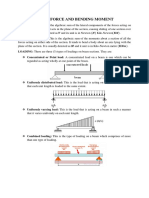 Cve 254 - Shear Force and Bending Moment (New)