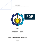 Dioda Zener Sebagai Regulator Tegangan