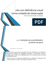 O Cliente Com Deficiência Visual Numa Unidade de Restauração - PDF