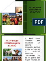 Actividades Economicas en El Peru