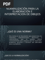 Normalización para La Elaboración e Interpretación de Dibujos