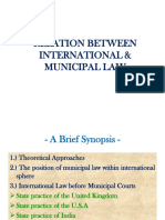 Municipal Law and International Law