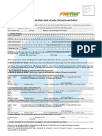 SBI FASTag Application Form - Legal Entity