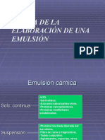 Teoria de La Elaboracion de Emulsiones