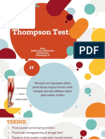 THOMPSON TEST-NabilaNurAfifah