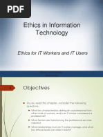 Lesson 3 - Ethics For IT Workers and Its Users