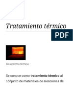 Tratamiento Térmico