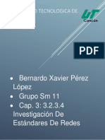 Cap. 3 3.2.3.4 Investigación de Estándares de Redes