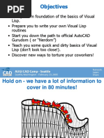 Lisp Auto Cad