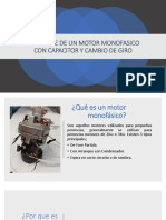 Arranque de Un Motor Monofasico Con Capacitor y