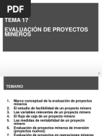 Tema 17 2014-2 Evaluacion de Proyectos Mineros