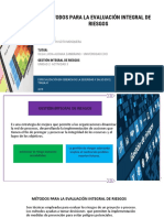 Métodos para La Evaluación Integral de Riesgos