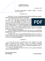 Ordonanță de Punere Sub Învinuire Bulat Ruslan Teodor