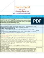 Trucos de Excel