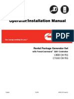 CUMMINS 920KW Operator & Installation Manual