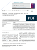 Wire Fin Heat Exchanger Using Aluminium Fumarate For Adsorption Heat Pumps