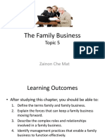 Topic 5 - The Family Business