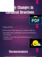 Energy Changes in Chemical Reactions