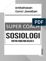 Pembahasan Super Coach SOSIOLOGI Kelas X PDF