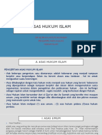 Revisi Asas Hukum Islam