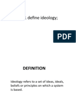 1.2 Definition and Significance of Ideology