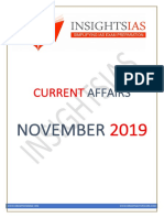 Insights November 2019 Current Affairs Compilation