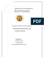 Advanced Surveying Lab PDF