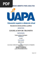 Las Normas e Instituciones Que Regulan El Transporte en La Republica Dominicana