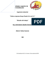 Diagrama de Flujo de Procesos Empresa Grupo Pando S.A de C.V