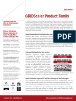 DDN GRIDScaler ProductFamily Datasheet v13