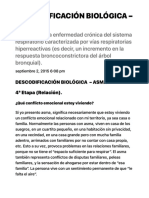 DESCODIFICACIÓN BIOLÓGICA - ASMA - Memoria Emocional PDF