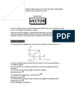 Vectores en r2 y r3 Calculo Vectorial