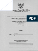 Berita Acara Rapat Umum Pemegan Saham Luar Biasa PT Mitrabara PDF