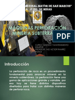 Equipos de Perforación Subterranea