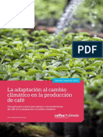 Adaptación Al Cambio Climático en Producción de Café